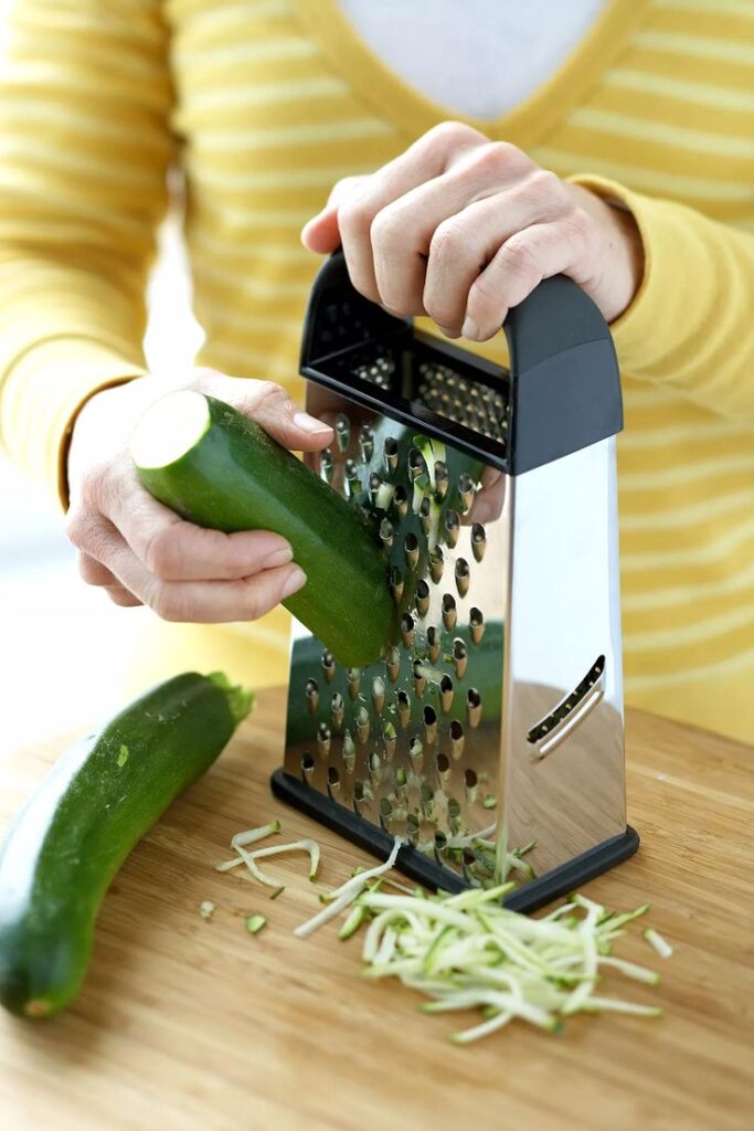 Grated veggies