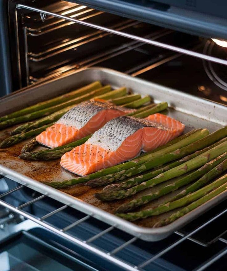 Sheet pan salmon