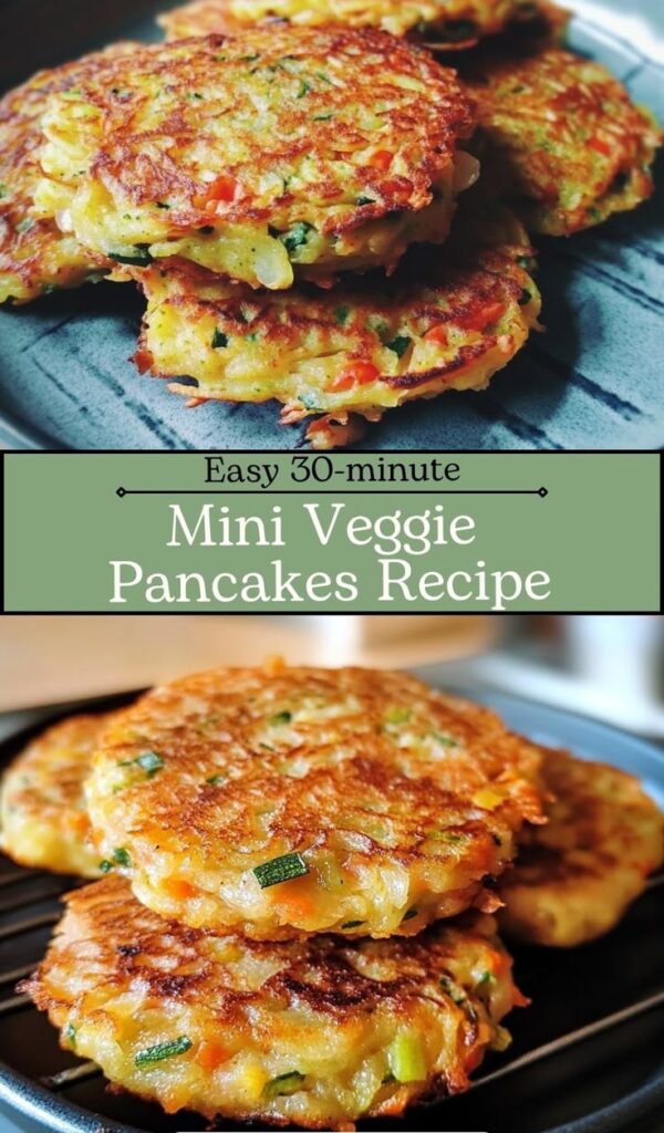 Healthy veggies pancakes