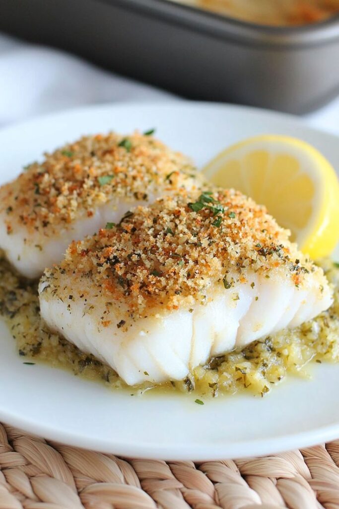 healthy baked cod